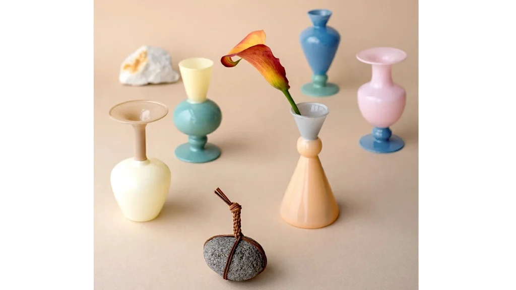 置くだけで空間が変わる。amabro「ツートン フラワーベース」