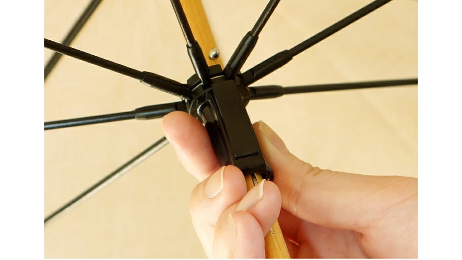 大人かわいい雨傘|バンブーハンドルのミモザ傘