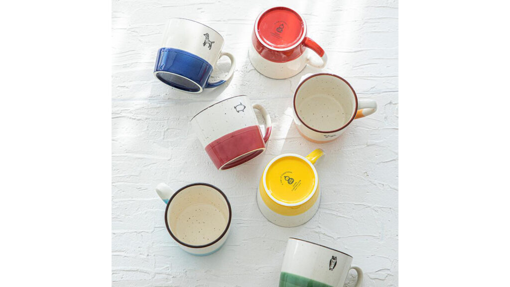 【美濃焼】掛け分けマグが可愛い！7色&times;動物デザインの人気マグカップ