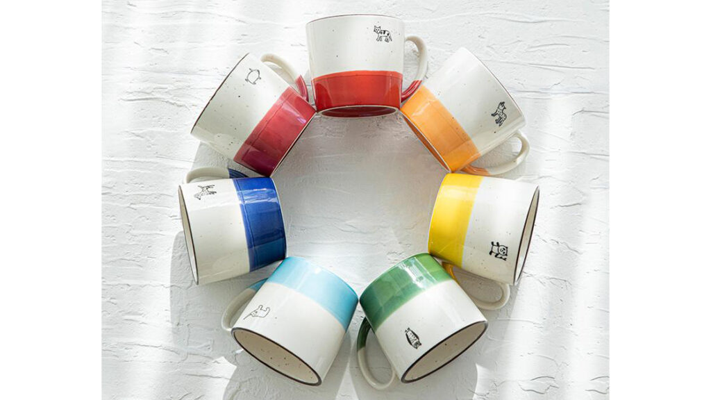 【美濃焼】掛け分けマグが可愛い！7色&times;動物デザインの人気マグカップ