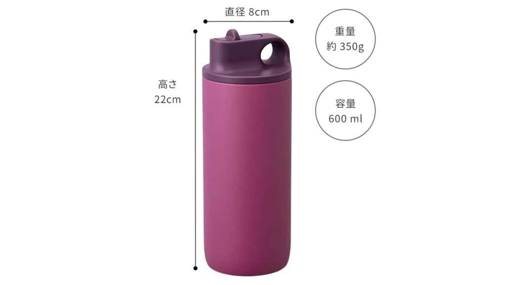 スポーツにも日常にも 片手で飲める快適さ｜保冷力抜群のKINTOタンブラー