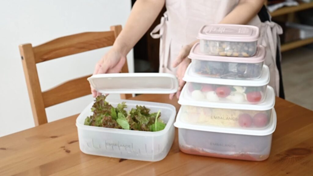 【エンバランス エクタンブルコンテナ】食材の鮮度を長持ち！保存・作り置きに便利な万能保存容器