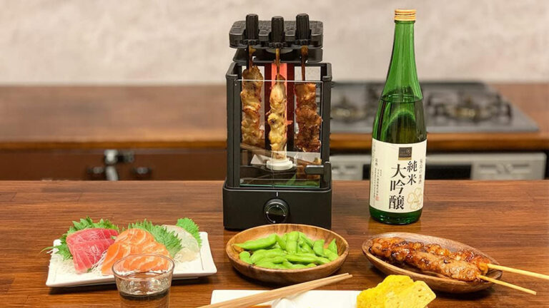 卓上で本格焼き鳥！一人飲みにぴったりな回転式焼き鳥メーカー