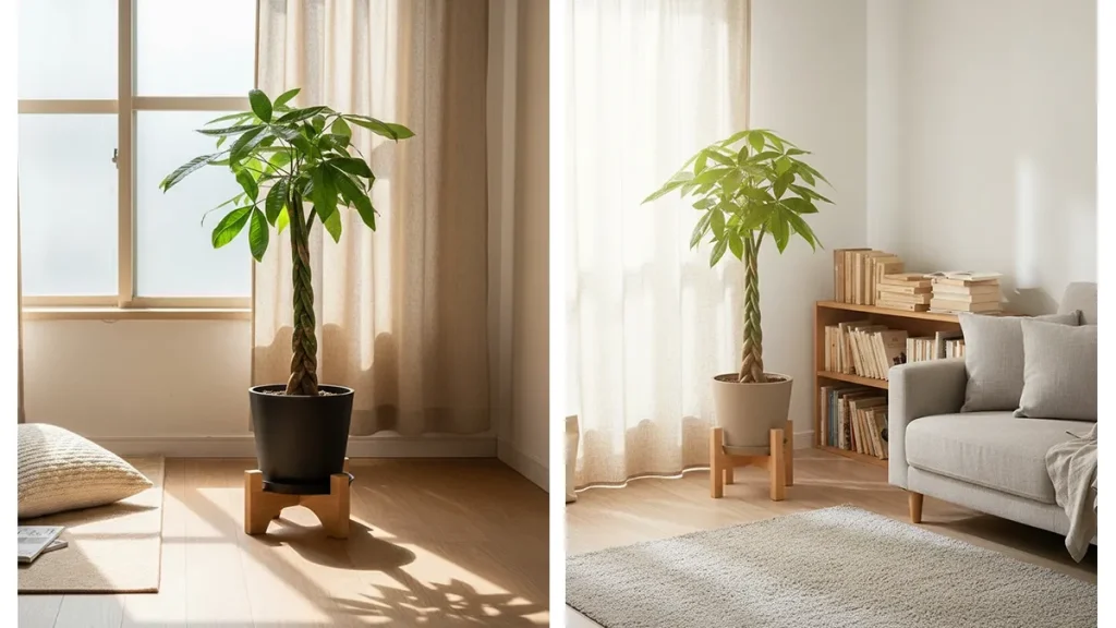 初心者にも人気!『パキラ ねじり』で始める植物のある暮らし