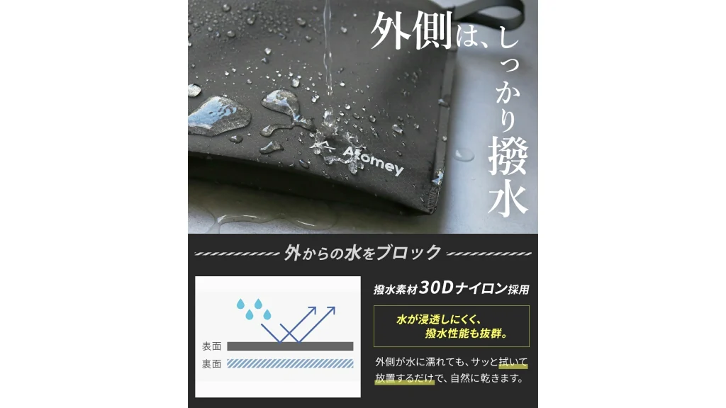 旅行・ジム・温泉に大活躍！Atomey防水ポーチで水回り収納をもっと快適に