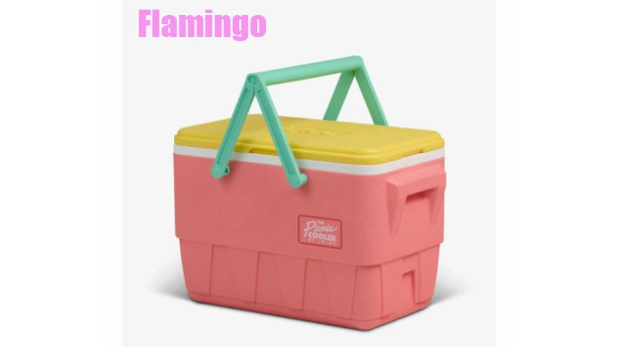 【Igloo Retro Jade 25QTランチピクニックバスケットクーラー】90年代レトロデザインが可愛い！アウトドア映えする大容量クーラーボックス