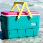 【Igloo Retro Jade 25QTランチピクニックバスケットクーラー】90年代レトロデザインが可愛い！アウトドア映えする大容量クーラーボックス