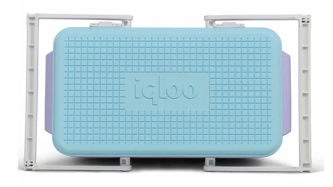 【Igloo Retro Jade 25QTランチピクニックバスケットクーラー】90年代レトロデザインが可愛い！アウトドア映えする大容量クーラーボックス