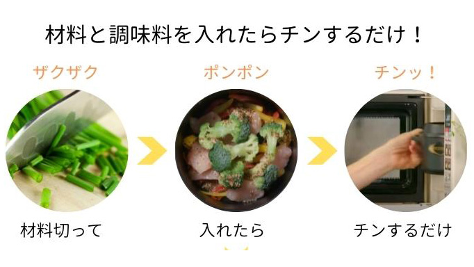 スケーター×RIZAP「ココット風 電子レンジ用鍋」|電子レンジだけで簡単ボディメイク飯!