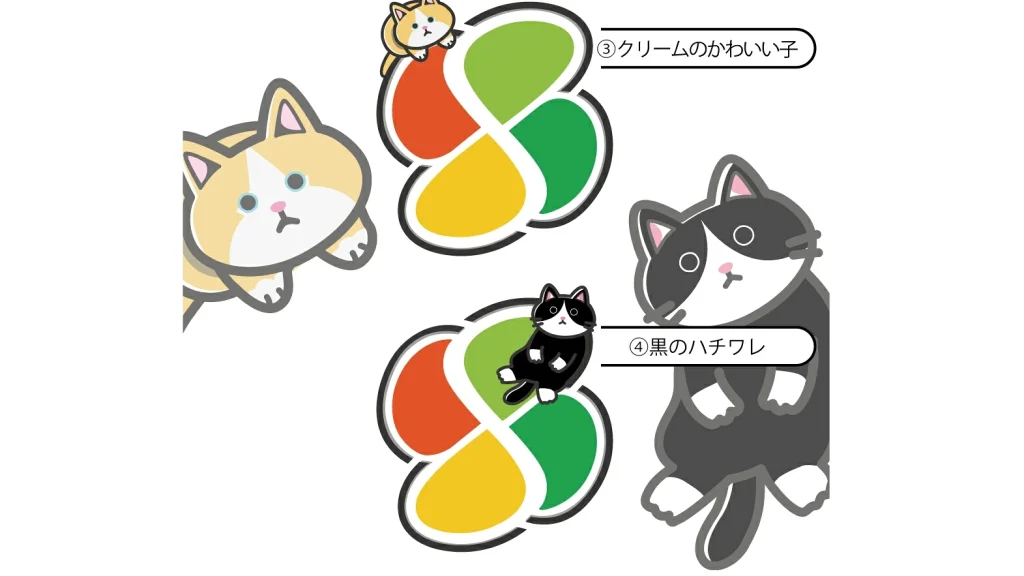 交通安全をやさしく伝える｜犬と猫の高齢者マークステッカー