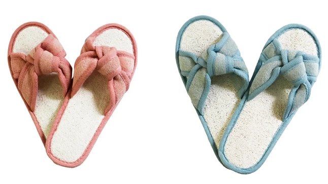 【夏の人気アイテム】さらさら快適！天然へちまスリッパが気持ちよすぎる