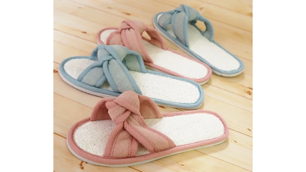 【夏の人気アイテム】さらさら快適！天然へちまスリッパが気持ちよすぎる