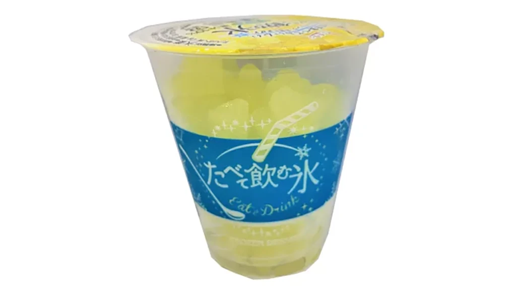 夏の熱中症対策やおうちカフェにも！『たべて飲む氷 レモン』が夏のおやつにおすすめ