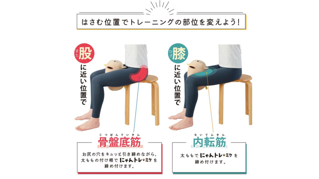 &ldquo;続かない筋トレ&rdquo;を変える！置きっぱなしOKの骨盤底筋クッション『にゃんトレ』