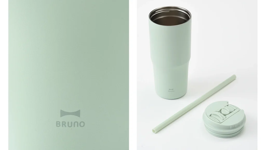 BRUNO『2WAYストロータンブラー』|直飲みもストローも楽しめる真空断熱ボトル