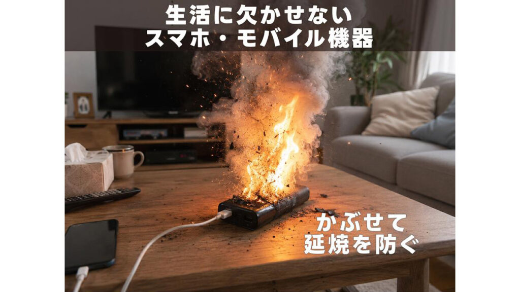 高齢者にも使いやすい『消火シート』｜簡単3ステップの防災対策