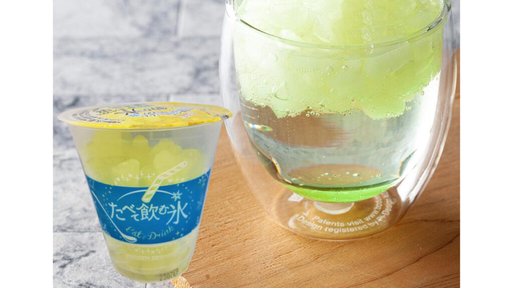 夏の熱中症対策やおうちカフェにも！『たべて飲む氷 レモン』が夏のおやつにおすすめ