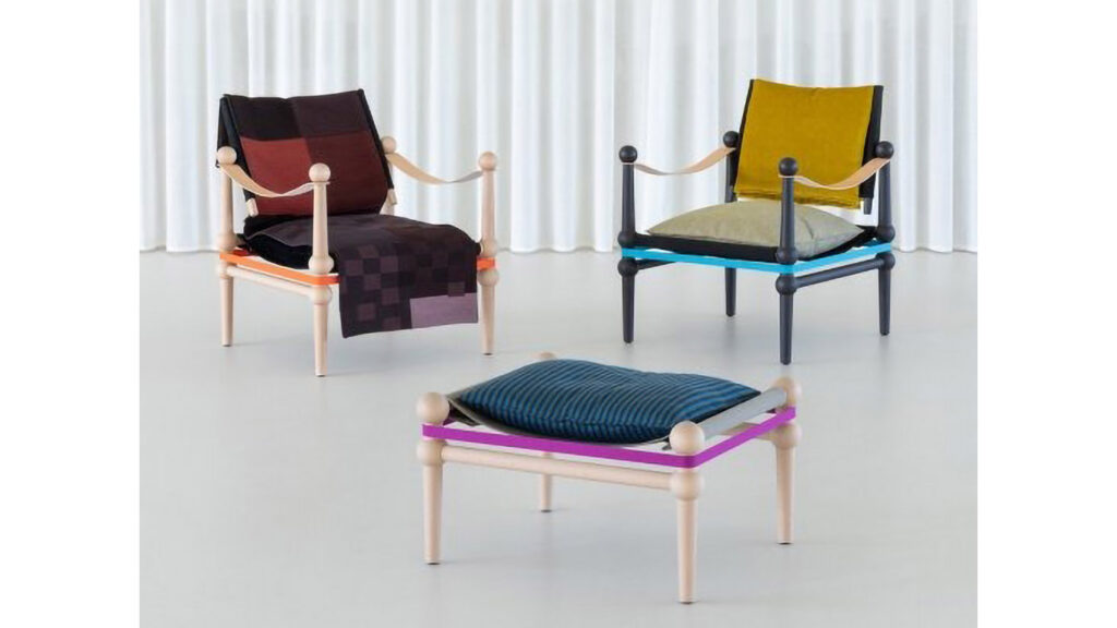 『Twain Armchair』｜サファリチェアを現代的に再解釈した名作チェア
