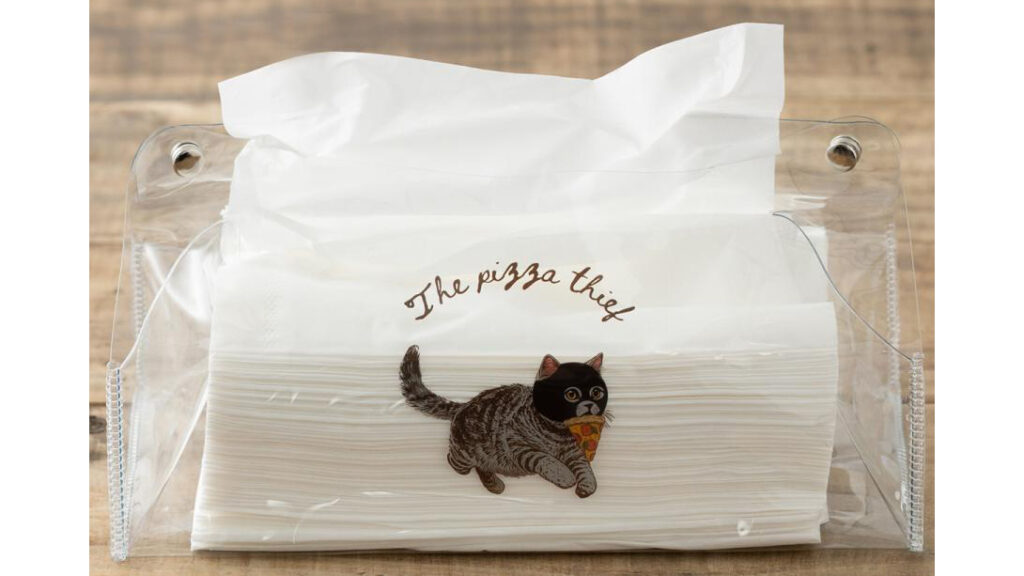 中身が見えるから使いやすい！Jubileeビニール製ティッシュケースの使い方