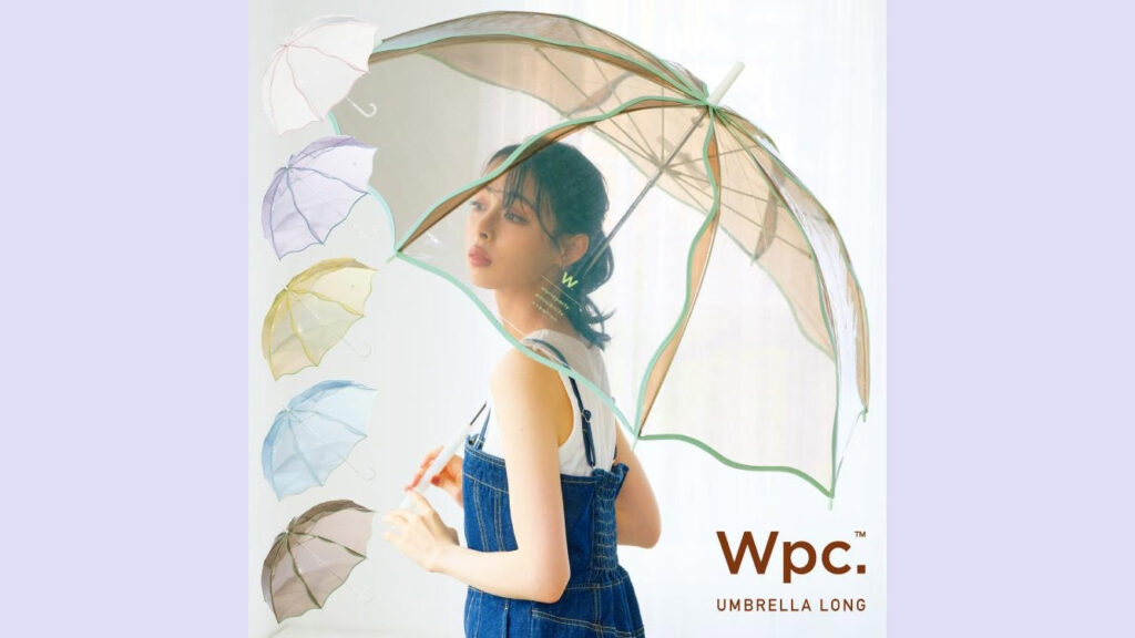 おしゃれで丈夫なビニール傘ならこれ！Wpc.『ウェービーアンブレラ』