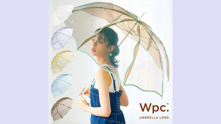 おしゃれで丈夫なビニール傘ならこれ！Wpc.『ウェービーアンブレラ』