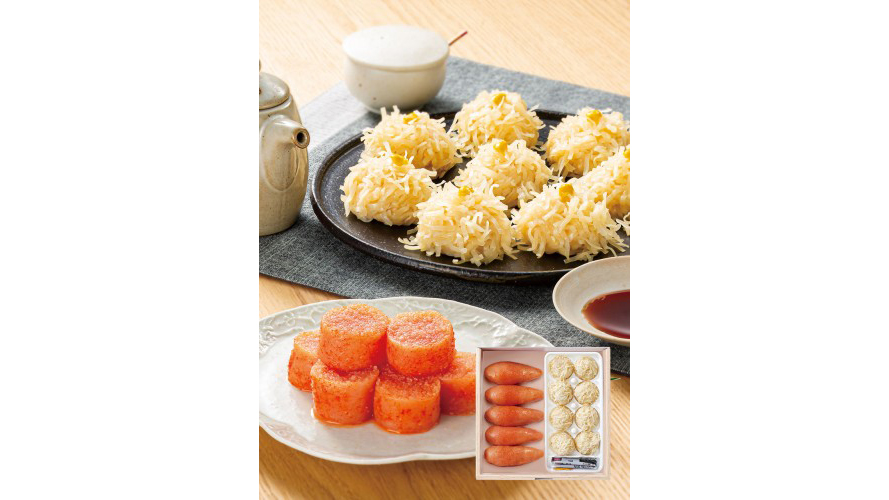 福さ屋『味楽セット』で楽しむ、九州を代表する辛子めんたいと呼子名物いかしゅうまい