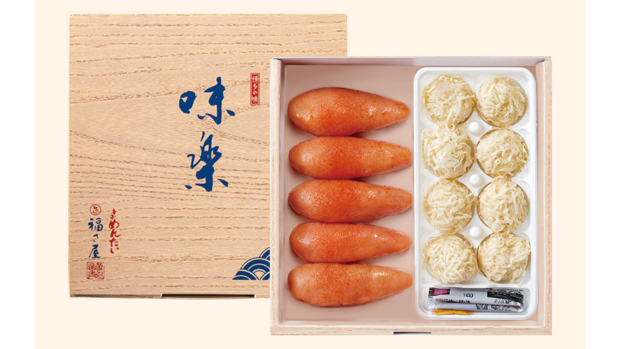 福さ屋『味楽セット』で楽しむ、九州を代表する辛子めんたいと呼子名物いかしゅうまい