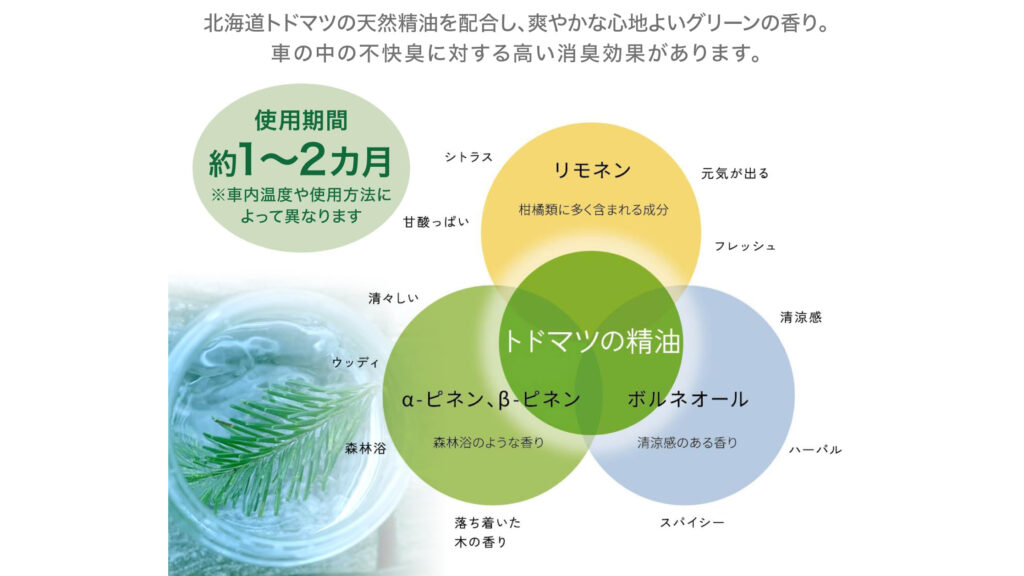 Air Forest『YOWAN』森林浴気分を楽しめる車用芳香剤