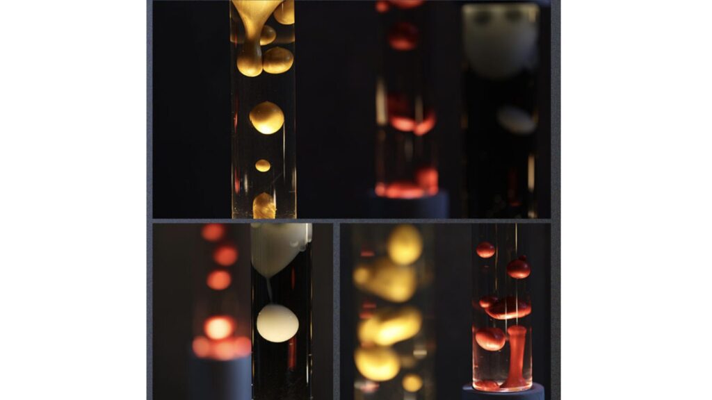 呼吸するように揺らぐ『Dripping Lamp』で癒しの空間づくり