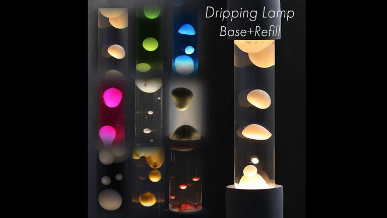 呼吸するように揺らぐ『Dripping Lamp』で癒しの空間づくり