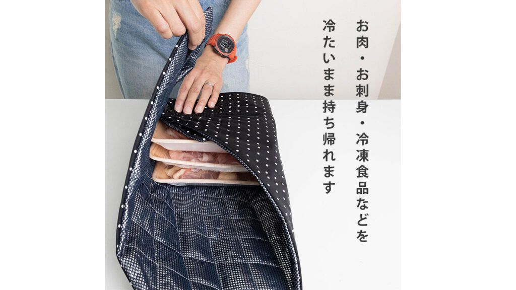 大判でなんでも包める！『保冷・保温ラップ』は買い物やレジャーに便利な日本製クロス