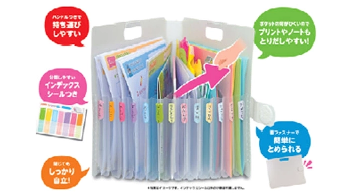 サクラクレパス『こまごまファイル』で文具やプリントをすっきり整理