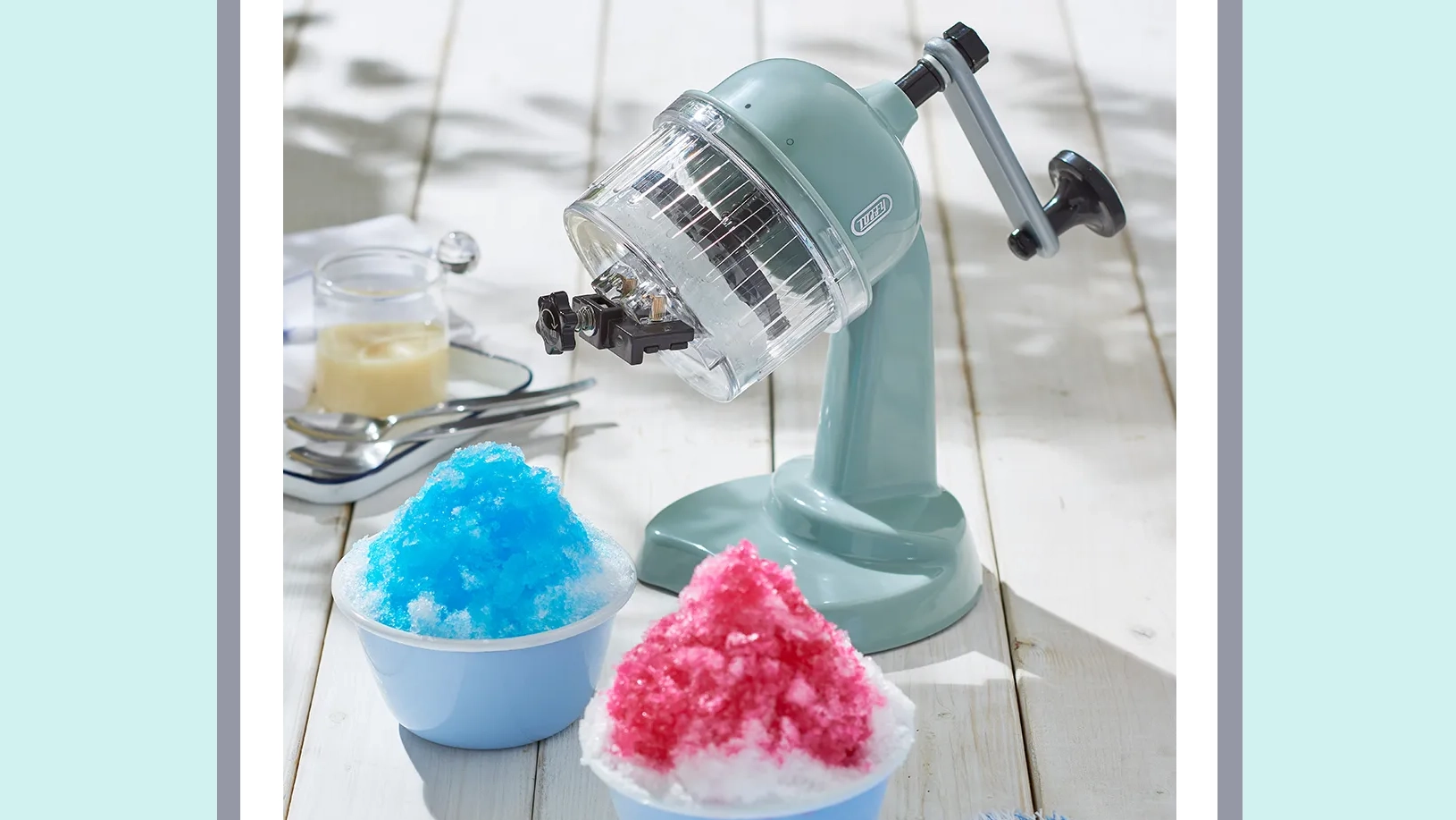 シャリシャリからふわふわまで！Toffyかき氷器で夏を楽しもう♪