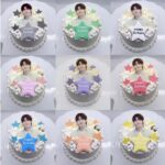 9色から選べる『散り写真プリントケーキ』｜推し活や誕生日を彩る特別な一台