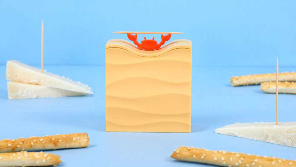 balvi『つまようじ入れ』｜カニが「はいどうぞ！」と差し出してくれる遊び心満点のテーブル雑貨