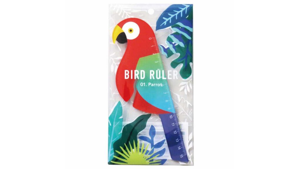 インテリアにもなる癒しの文房具!『バードルーラー』は飾って使える鳥モチーフ定規