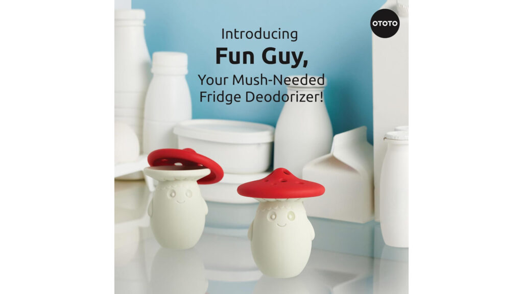 OTOTO『FUN GUY デオドライザー』冷蔵庫を楽しく消臭するキノコ型グッズ