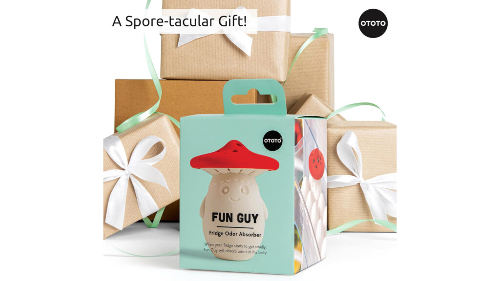 OTOTO『FUN GUY デオドライザー』冷蔵庫を楽しく消臭するキノコ型グッズ