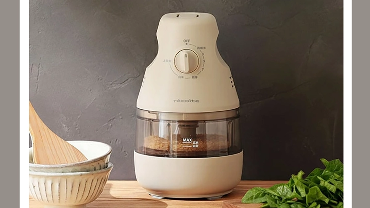 おうちで精米したて！recolte「コンパクト精米機」でいつものご飯をもっと楽しむ