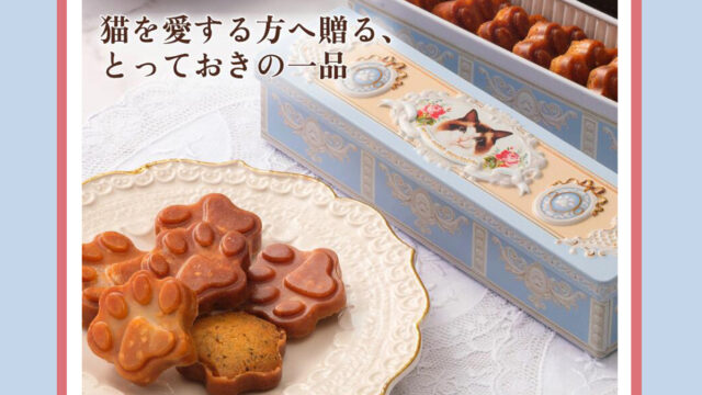 猫好きに贈りたい！紅茶香る肉球フロランタン「モンプティブラン」