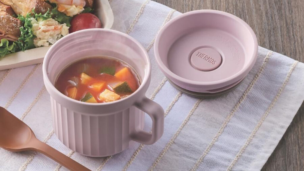 電子レンジ・食洗機OK！軽くて便利なサーモスのスープマグ