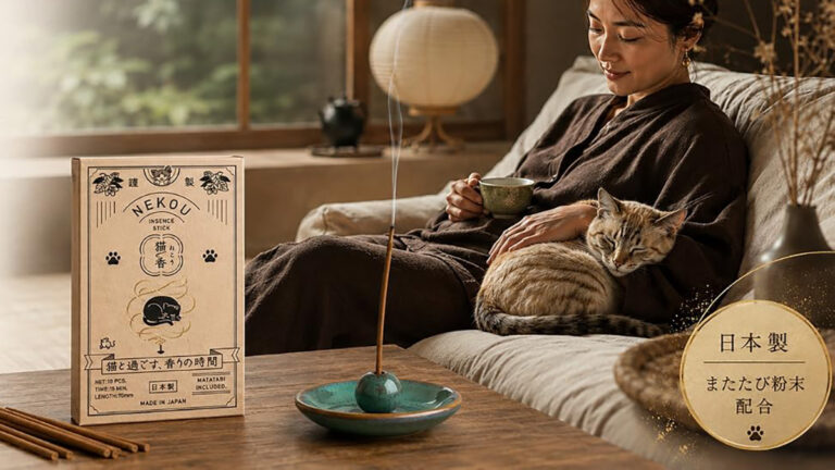 猫と暮らす人のためのお香「NEKOU」｜やさしい香りを15分